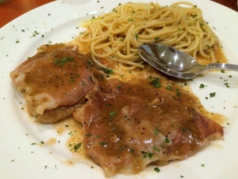 Veal Saltimbocca CuVino Trattoria Pizza Enoteca