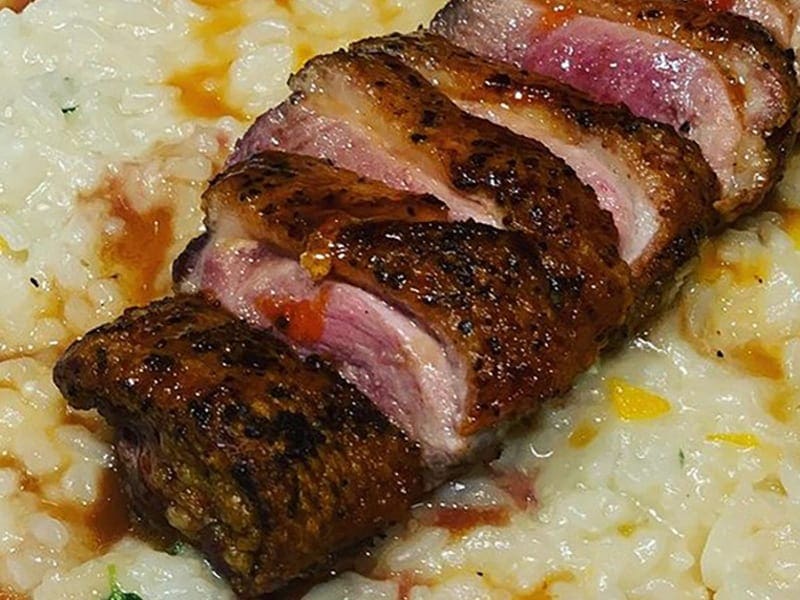 Duck Breast with Risotto