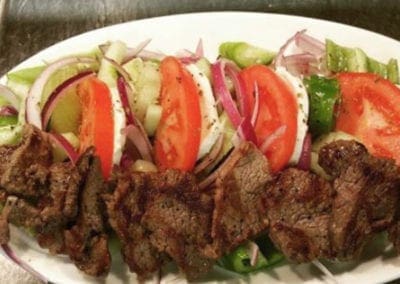 Verdure e Mozzarella with Steak