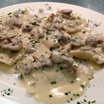 Mushroom Gorgonzola Ravioli