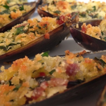 Cozze With Breadcrumbs