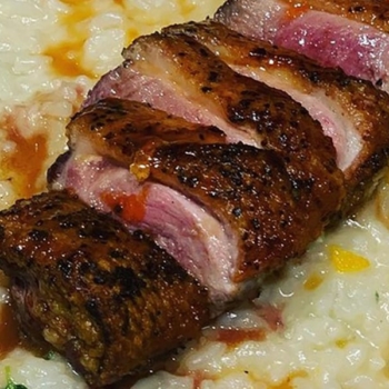 Duck Breast with Risotto